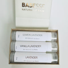 Load image into Gallery viewer, Lavender Lip Balm Trio
